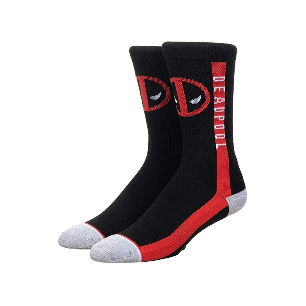 Bioworld Marvel Deadpool Men's Single Pair Crew Socks - Radar Toys
