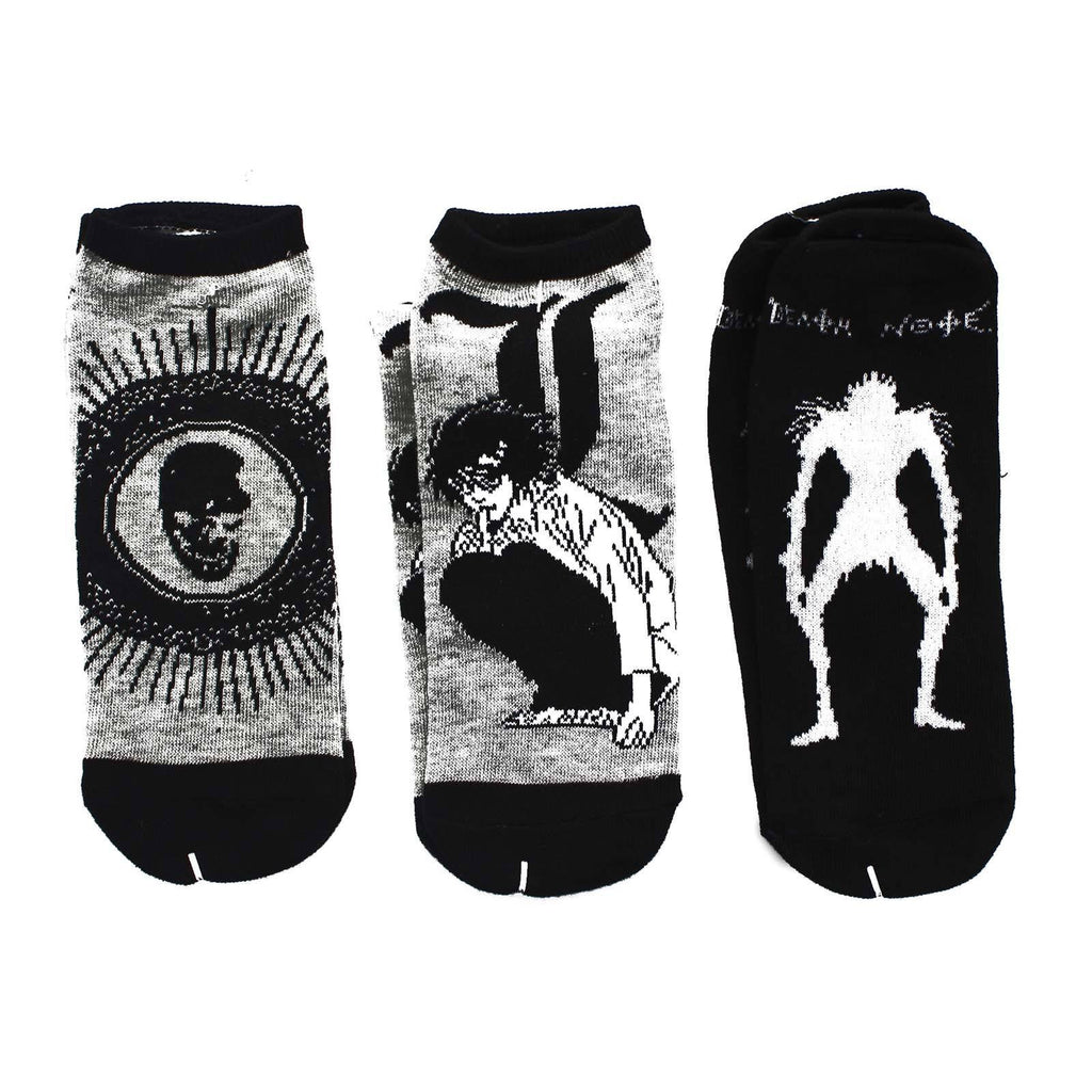 Death Note 3 Pairs Of Low Cut Socks