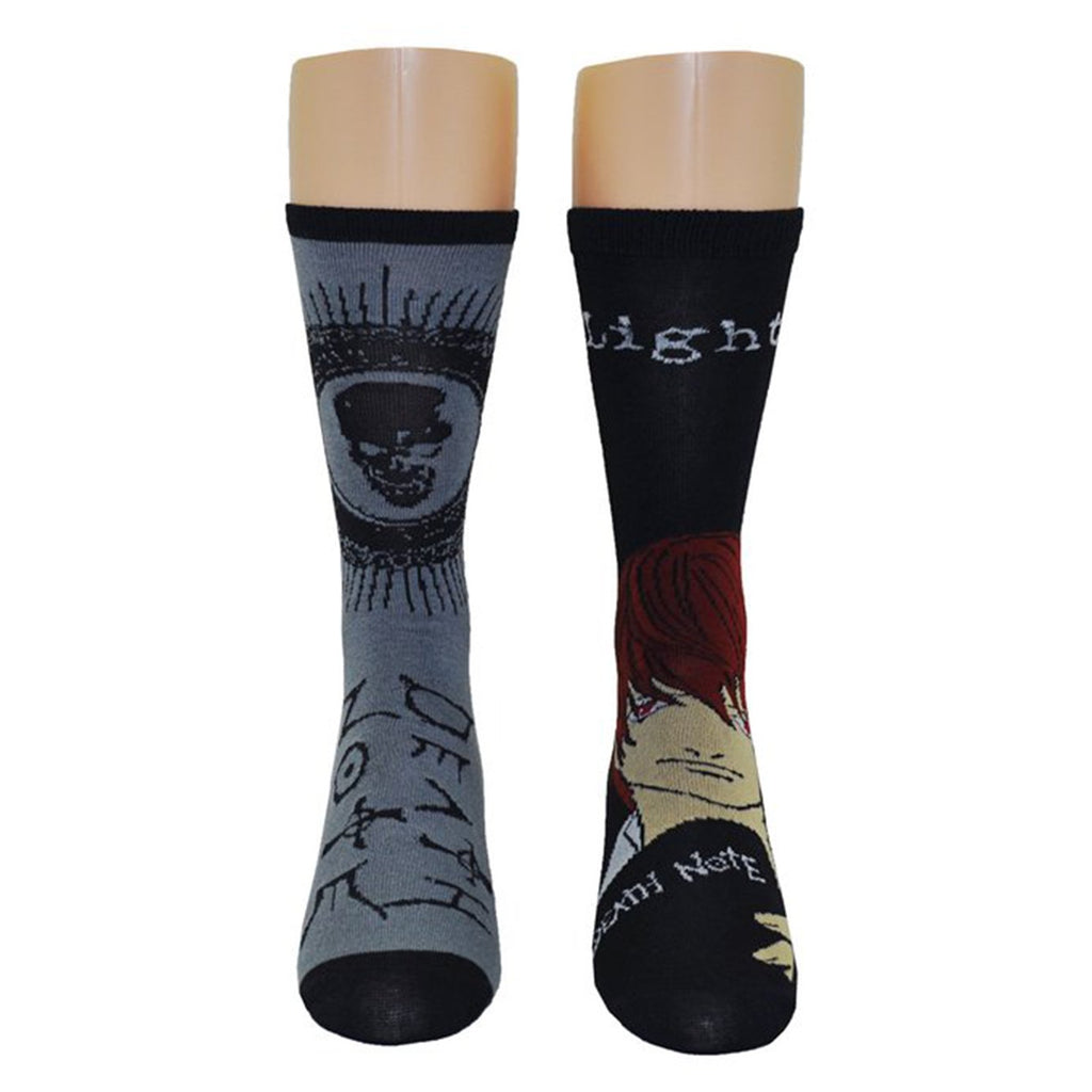 Death Note Light Yagami 2 Pairs Of Crew Long Socks