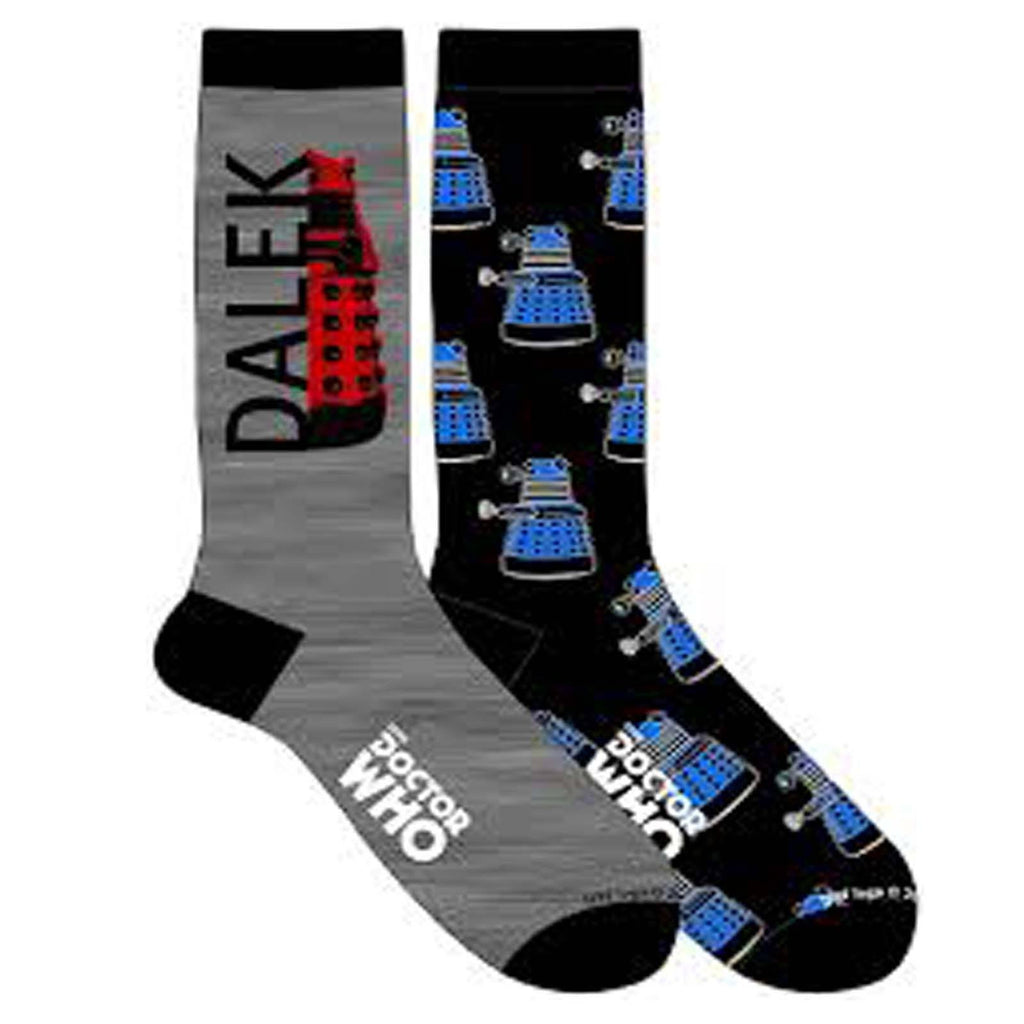 Doctor Who Dalek 2 Pairs Of Crew Socks