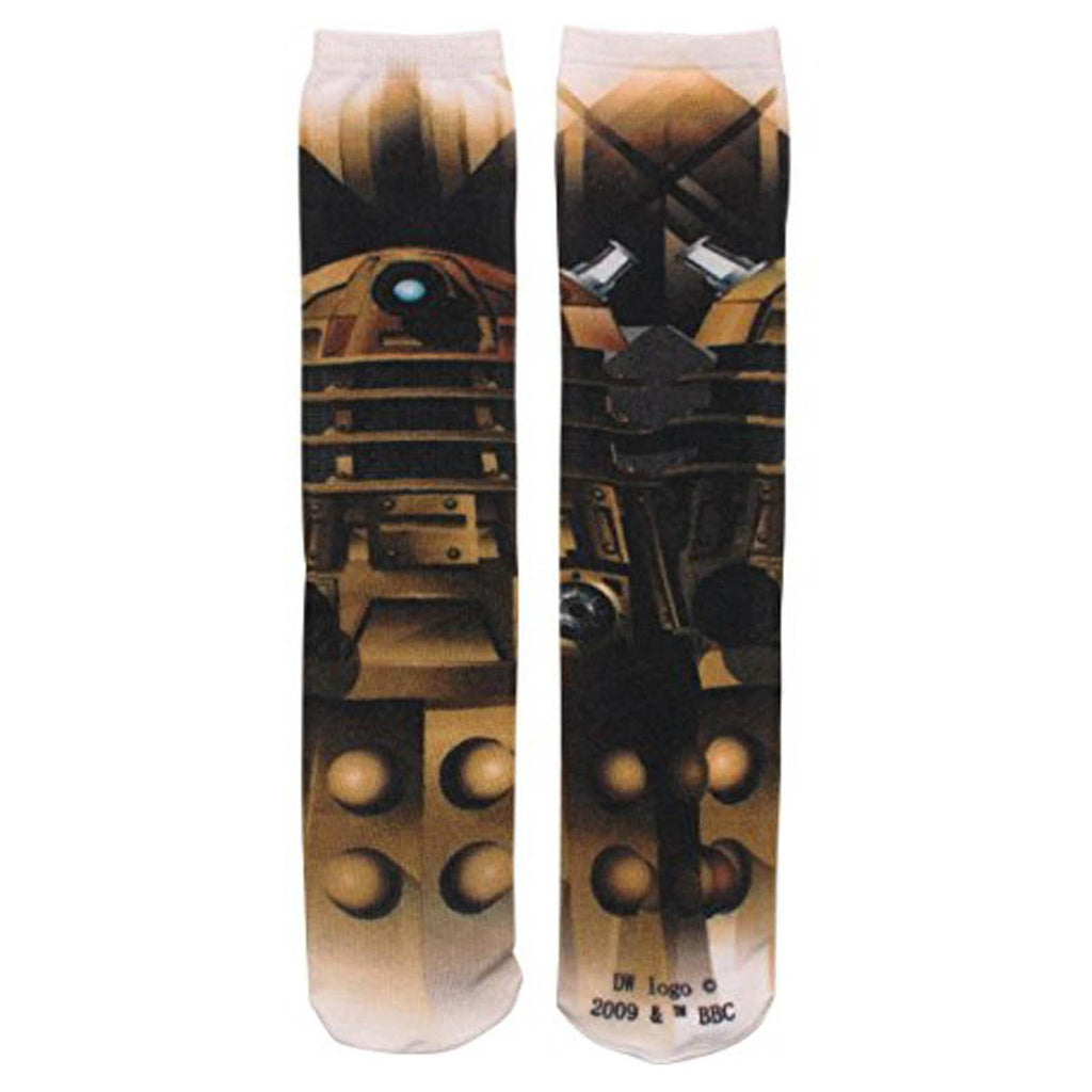 Doctor Who Dalek 360 Photoreal 1 Pair Of Socks
