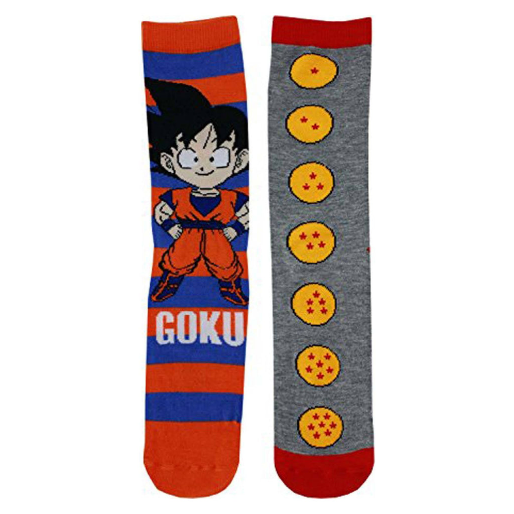 Dragon Ball Z Anime Goku 2 Pairs Of Crew Socks