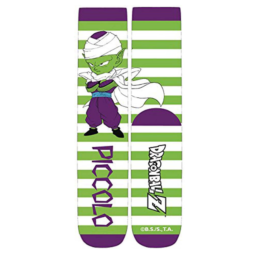 Dragon Ball Z Chibi Piccolo 1 Pair Of Crew Socks