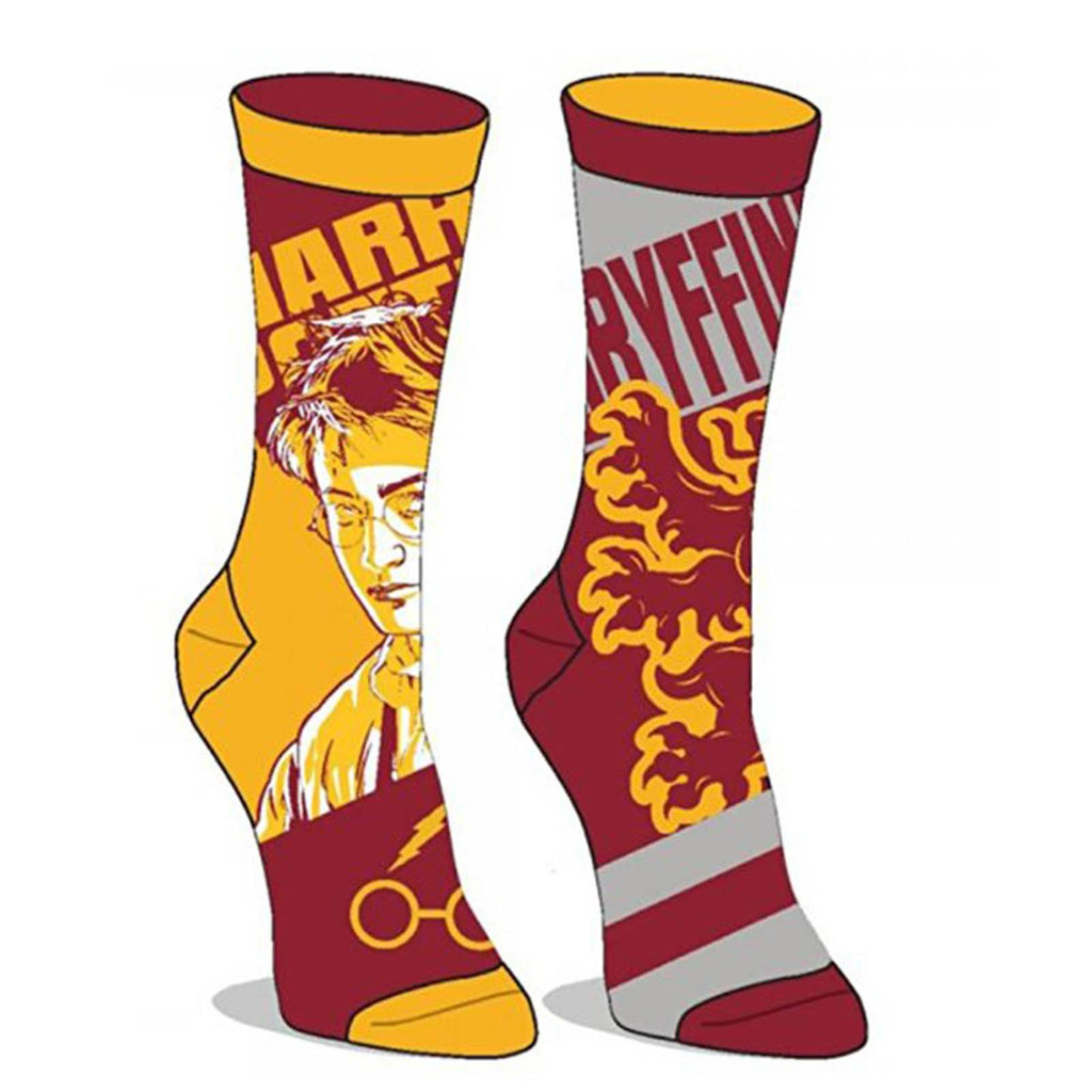 Harry Potter Reversible Potter One Pair Of Crew Socks