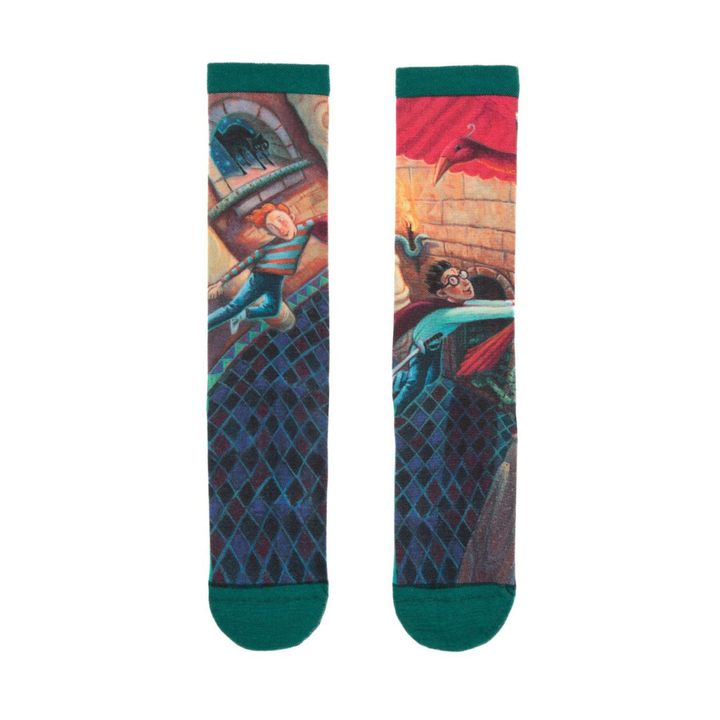Harry Potter The Chamber Of Secrets Single Pair Large Crew Socks