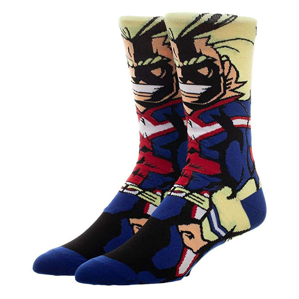My Hero Academia All Might 360 Character One Pair Men's Crew Socks