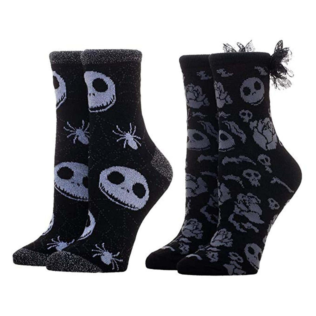 Nightmare Before Christmas Lace 1 Pair Of Anklet Socks