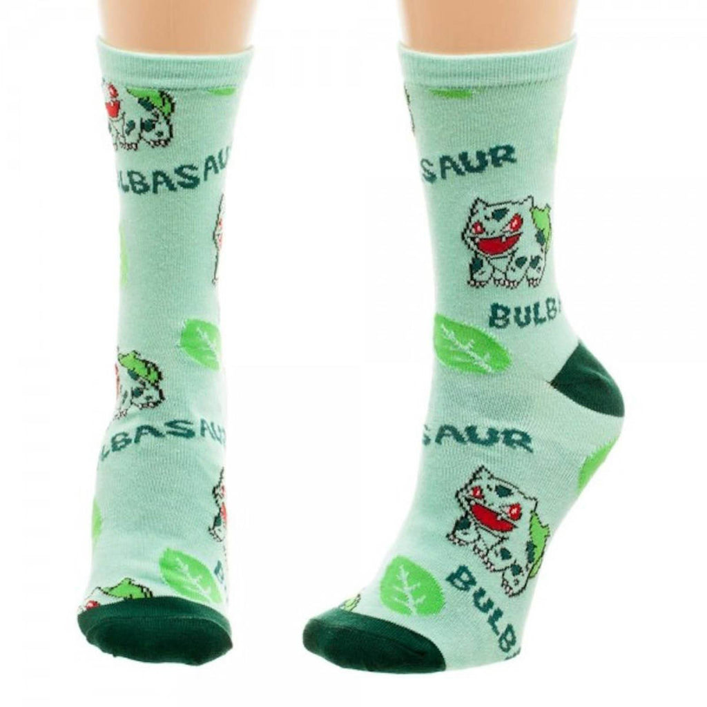 Pokemon Bulbasaur Junior 1 Pair Of Crew Socks