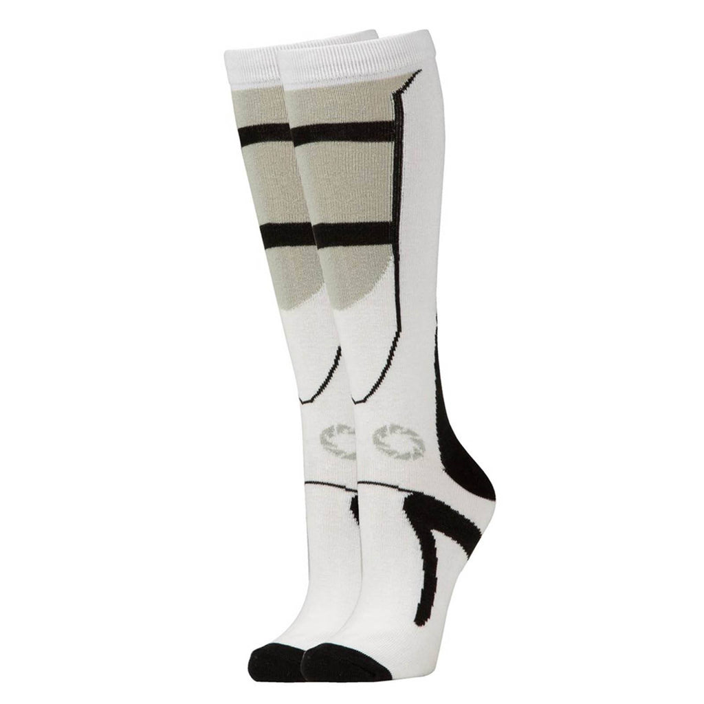 Portal 2 Black And White Long Socks