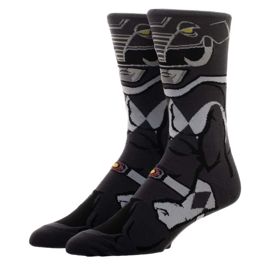 Power Rangers Character Collection Black Ranger 1 Pair Of Crew Socks