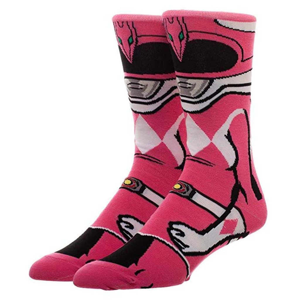 Power Rangers Character Collections Pink Ranger 1 Pair Of Crew Socks