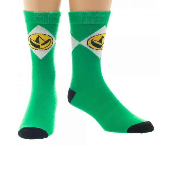Power Rangers Socks Green Ranger Crew Socks Clothing – Radar Toys