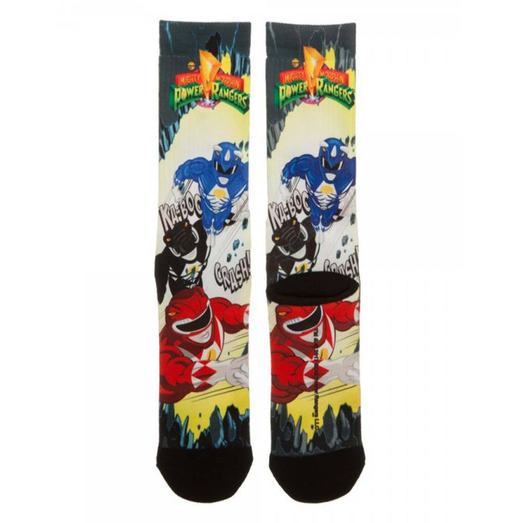 Power Rangers Team 1 Pair Of Crew Socks