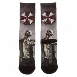 Resident Evil Zombie 1 Pair Of Crew Socks - Radar Toys
