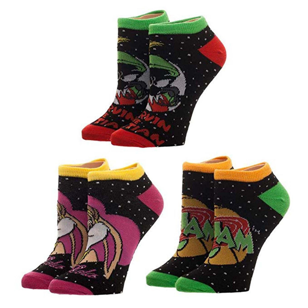 Space Jam Character Juniors 3 Pairs Of Crew Socks