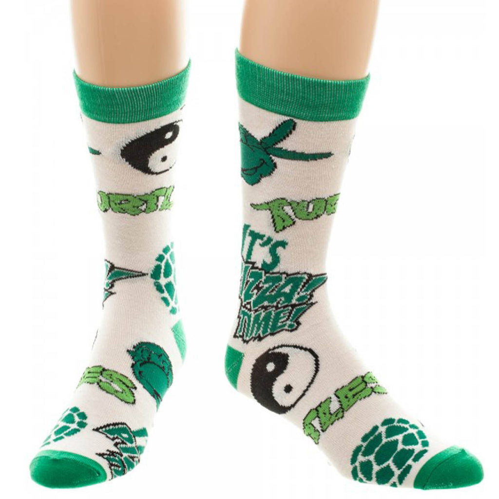 Teenage Mutant Ninja Turtles One Pair Of Crew Socks