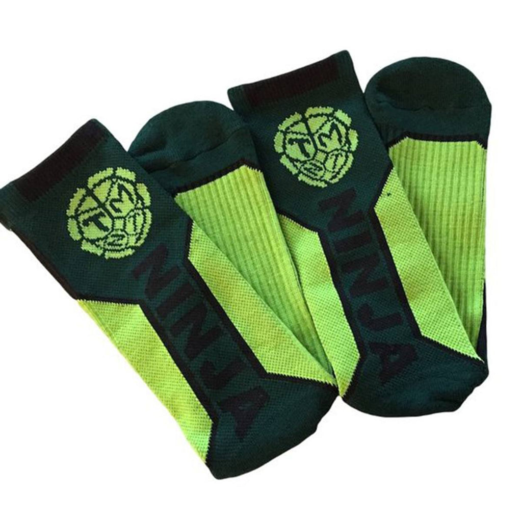 Teenage Mutant Ninja Turtles Text Active Crew Socks