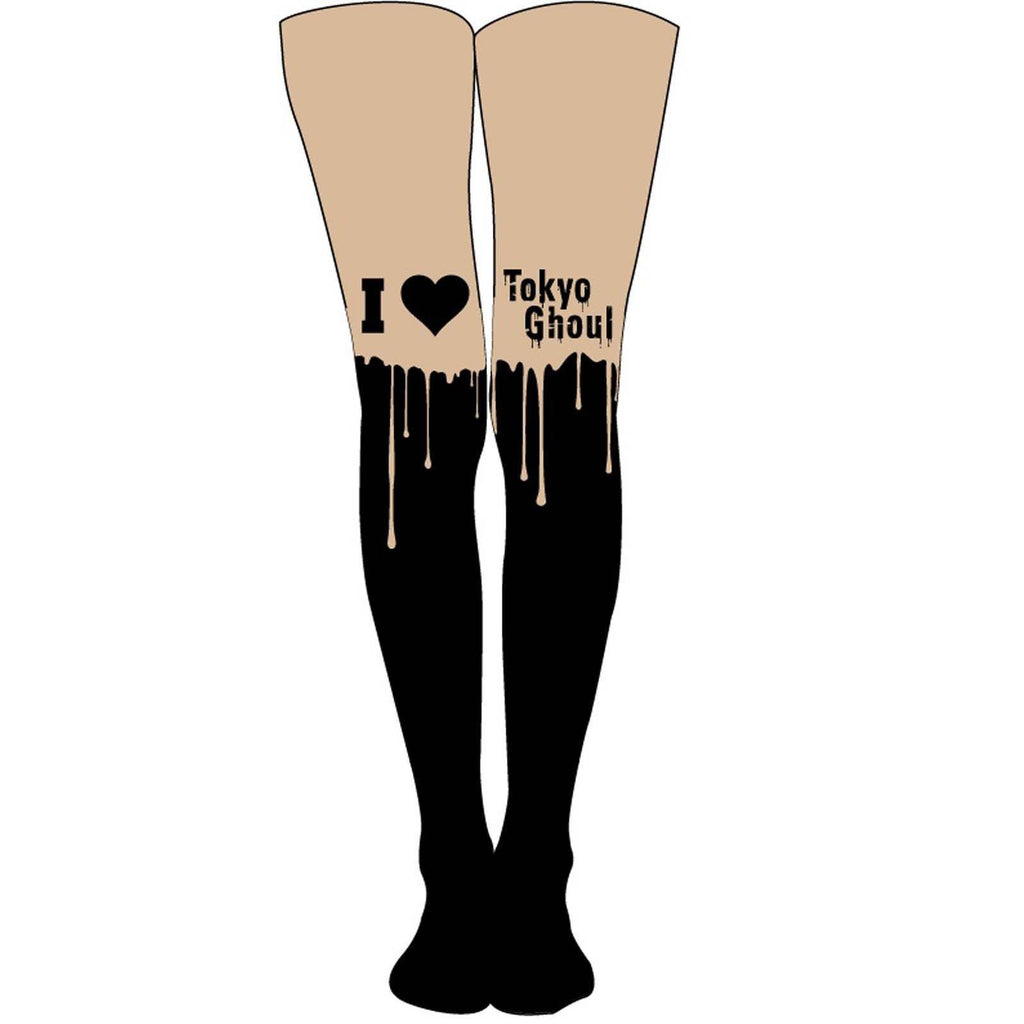 Tokyo Ghoul I Love 1 Pair Of Tights Medium To Large