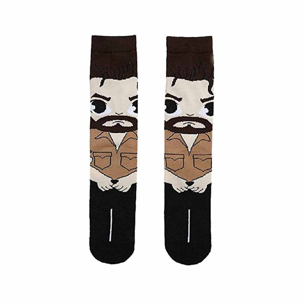 Walking Dead Rick Grimes Full Body Chibi 1 Pair Of Crew Socks