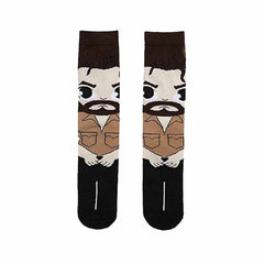Walking Dead Rick Grimes Full Body Chibi 1 Pair Of Crew Socks - Radar Toys