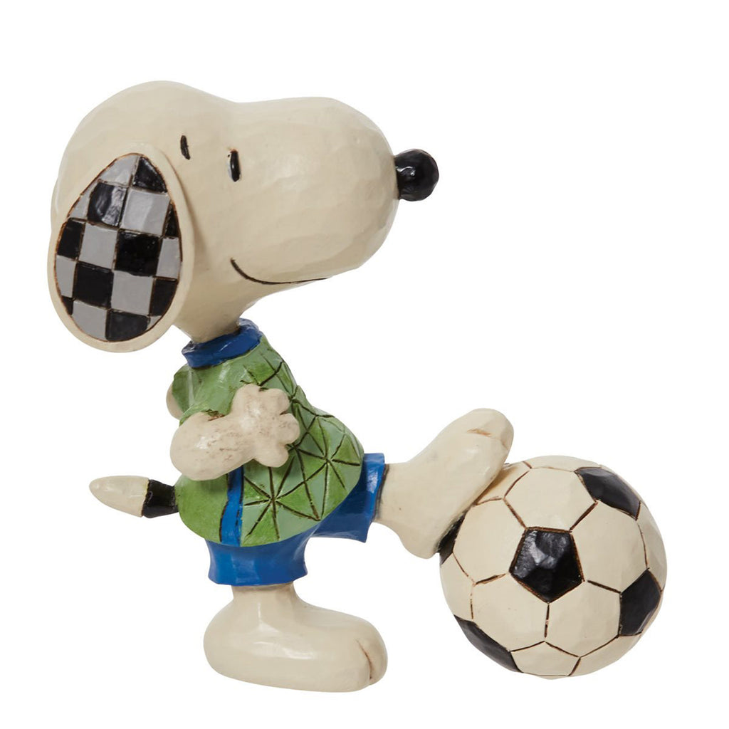 Enesco Peanuts Snoopy Soccer Mini Figure