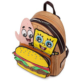 Loungefly SpongeBob SquarePants Krabby Patty Group Mini Backpack - Radar Toys
