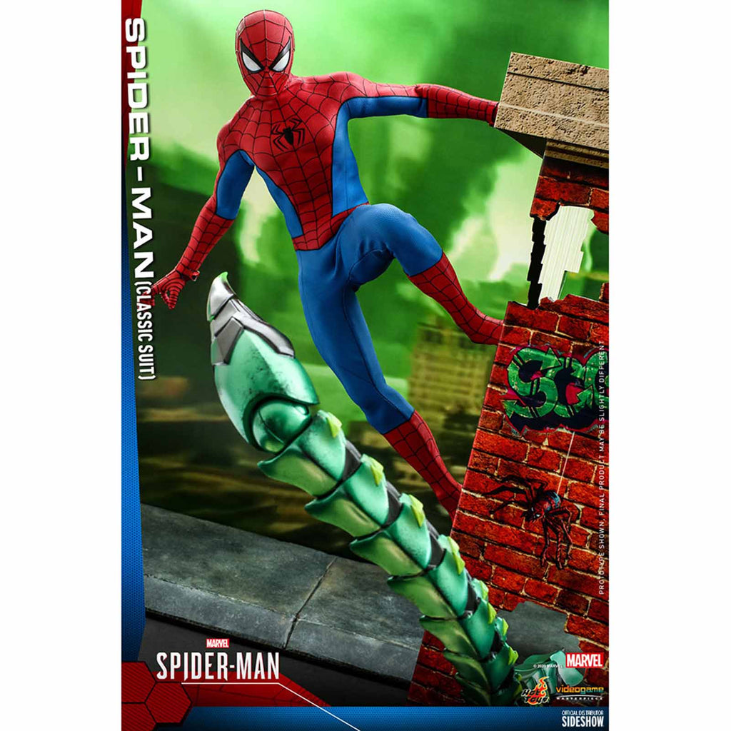 Hot Toys Video Game Masterpiece Spider-Man Classic Suit Action Figure