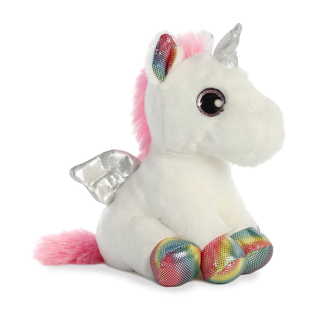 Aurora Spirit Unicorn 8 Inch Plush