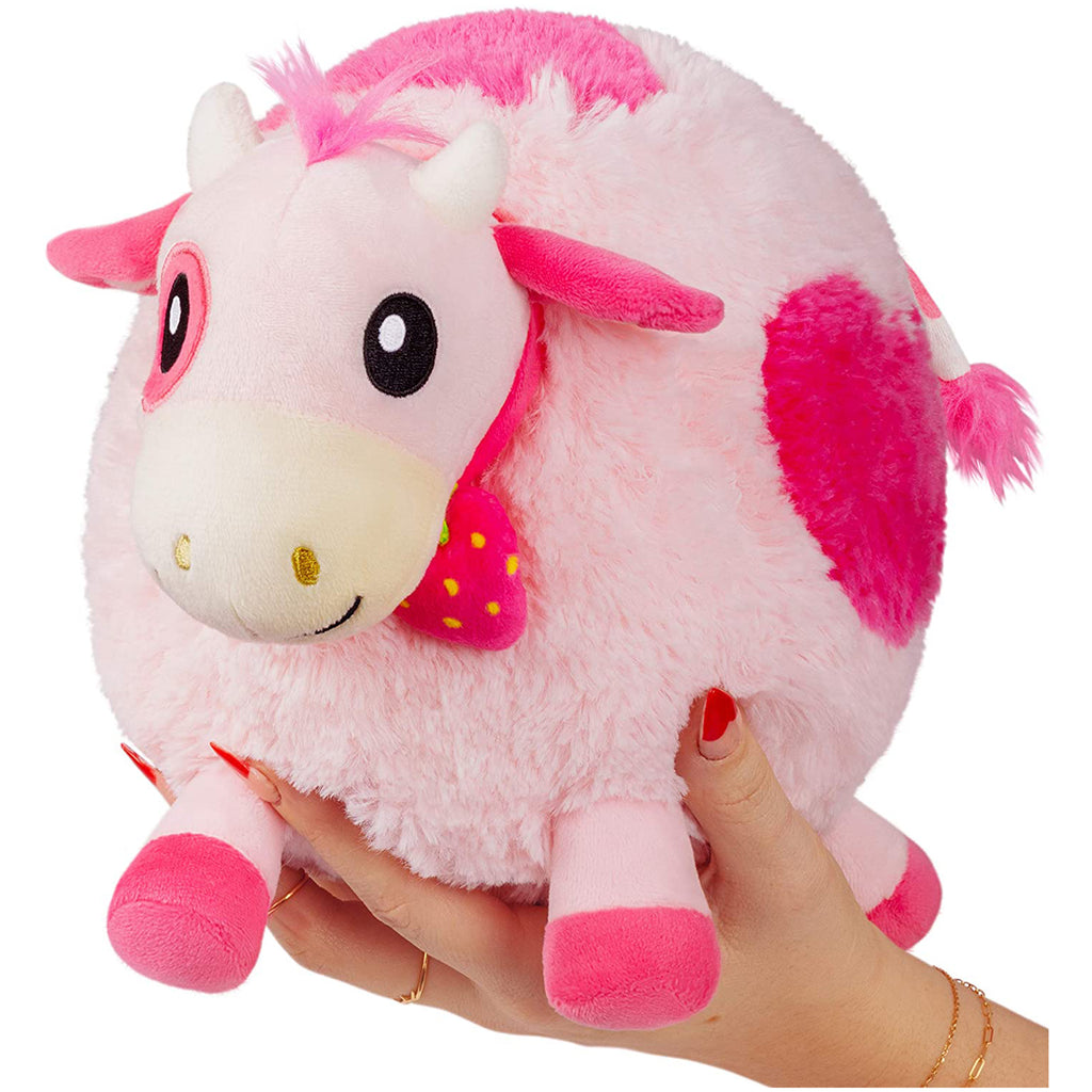 Squishable Mini Strawberry Cow 7 Inch Plush Figure