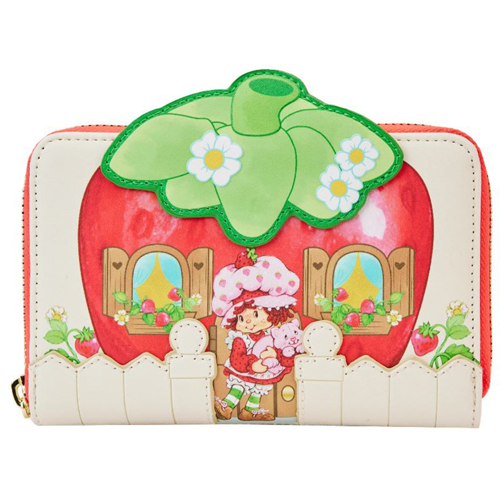 Loungefly Strawberry Shortcake Strawberry House Zip Around Wallet