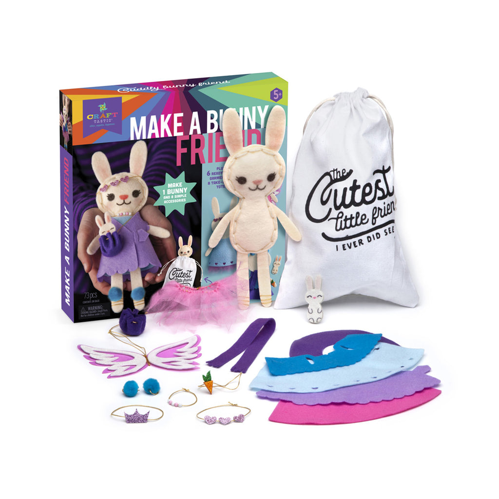 Playmonster Craft Tastic Make A Bunny Friend