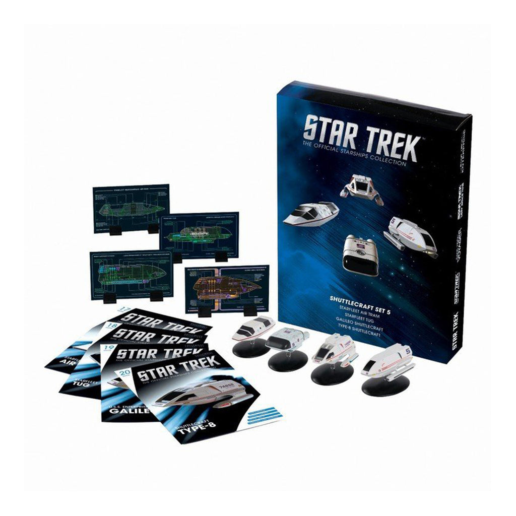 Eaglemoss Star Trek Shuttlecraft Set 5 Ship Replica