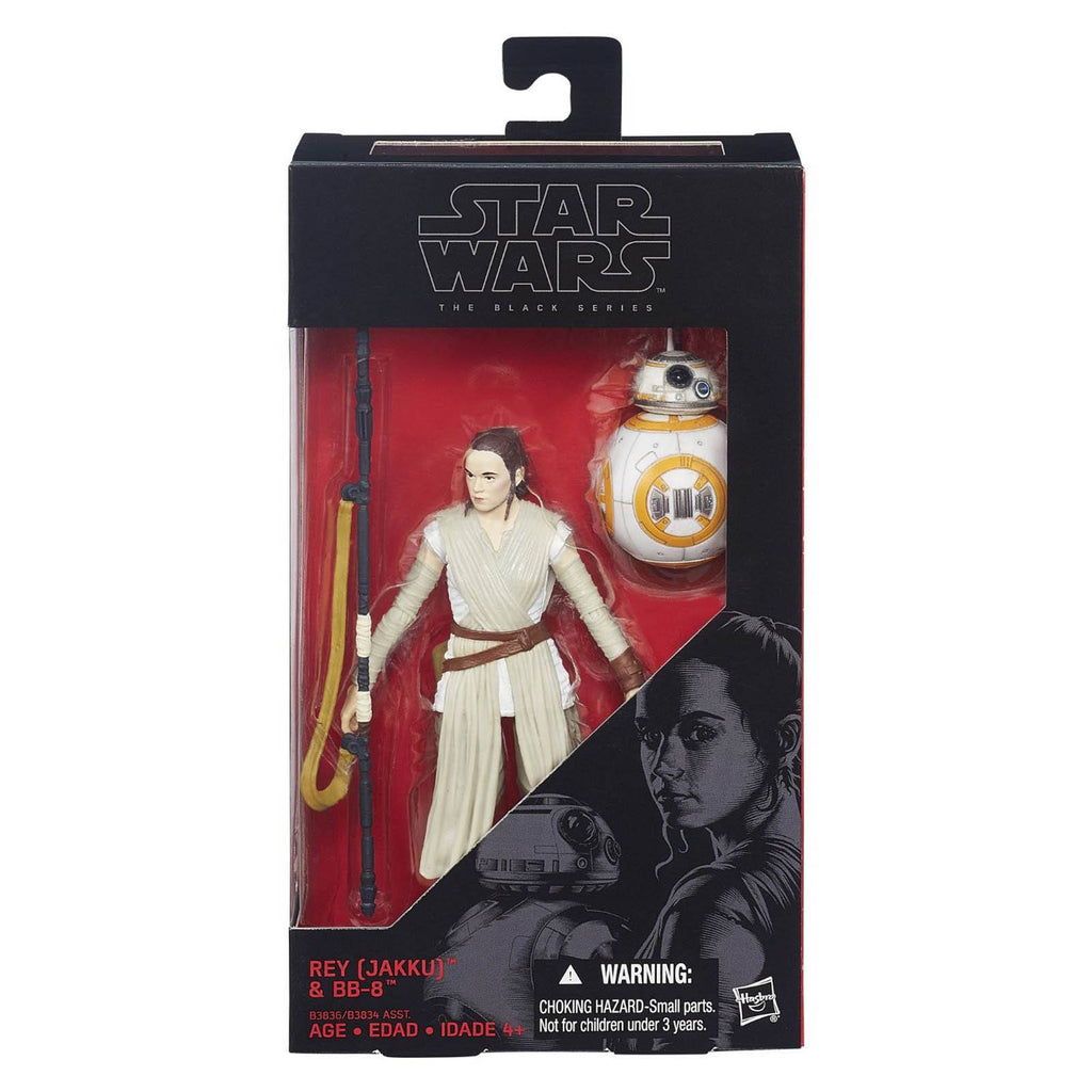Star Wars Force Awakens Black Series Jakku Rey And BB-8 Action Figure