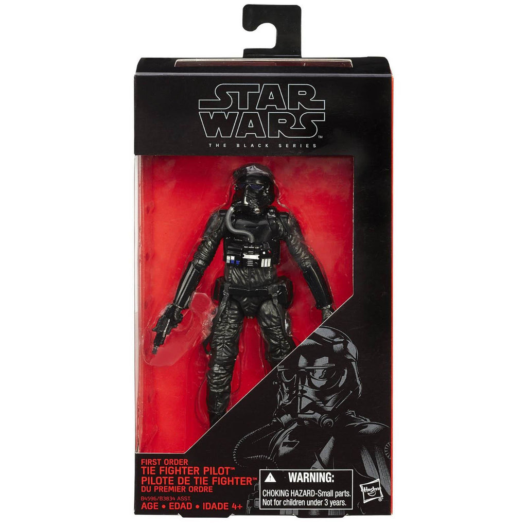 Star Wars Force Awakens Black Series Tie Fighter Pilot Action Figure