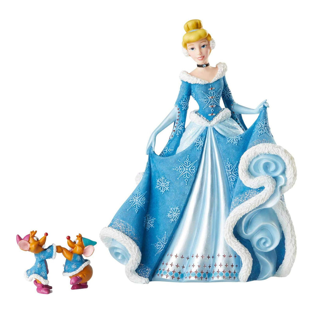 Enesco Disney Showcase Couture De Force Cinderella With Jaq Gus Gus Set