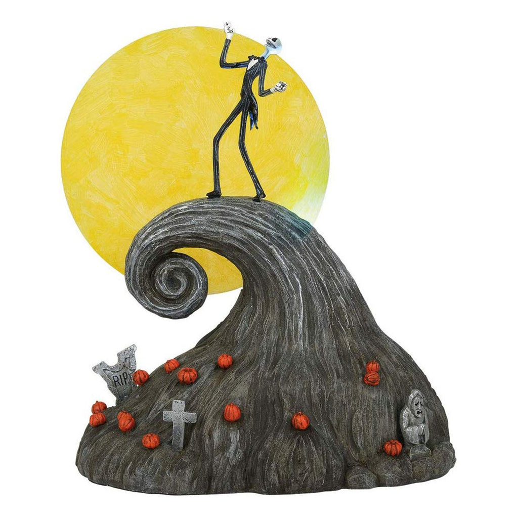 Enesco Nightmare Before Christmas Jack On Spiral Hill Set