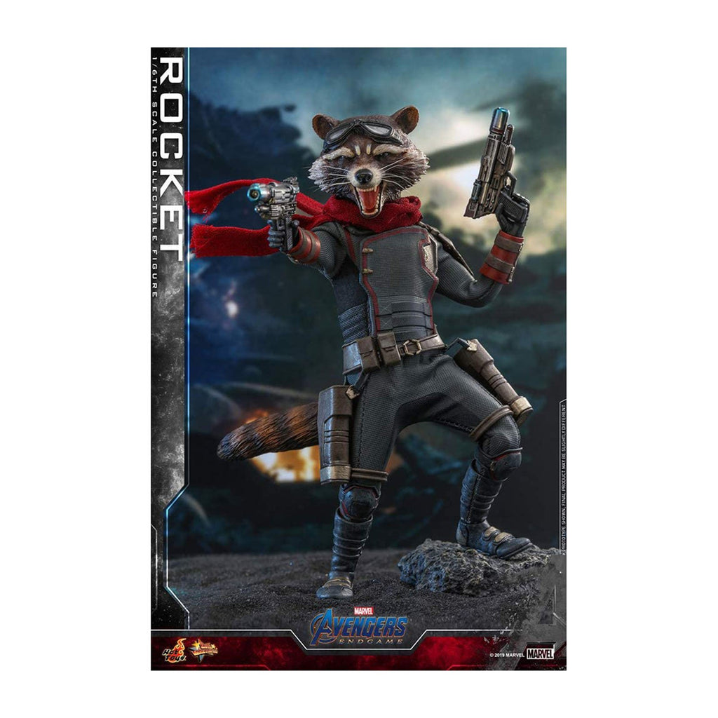 Hot Toys Movie Masterpiece Avengers End Game Rocket Figure