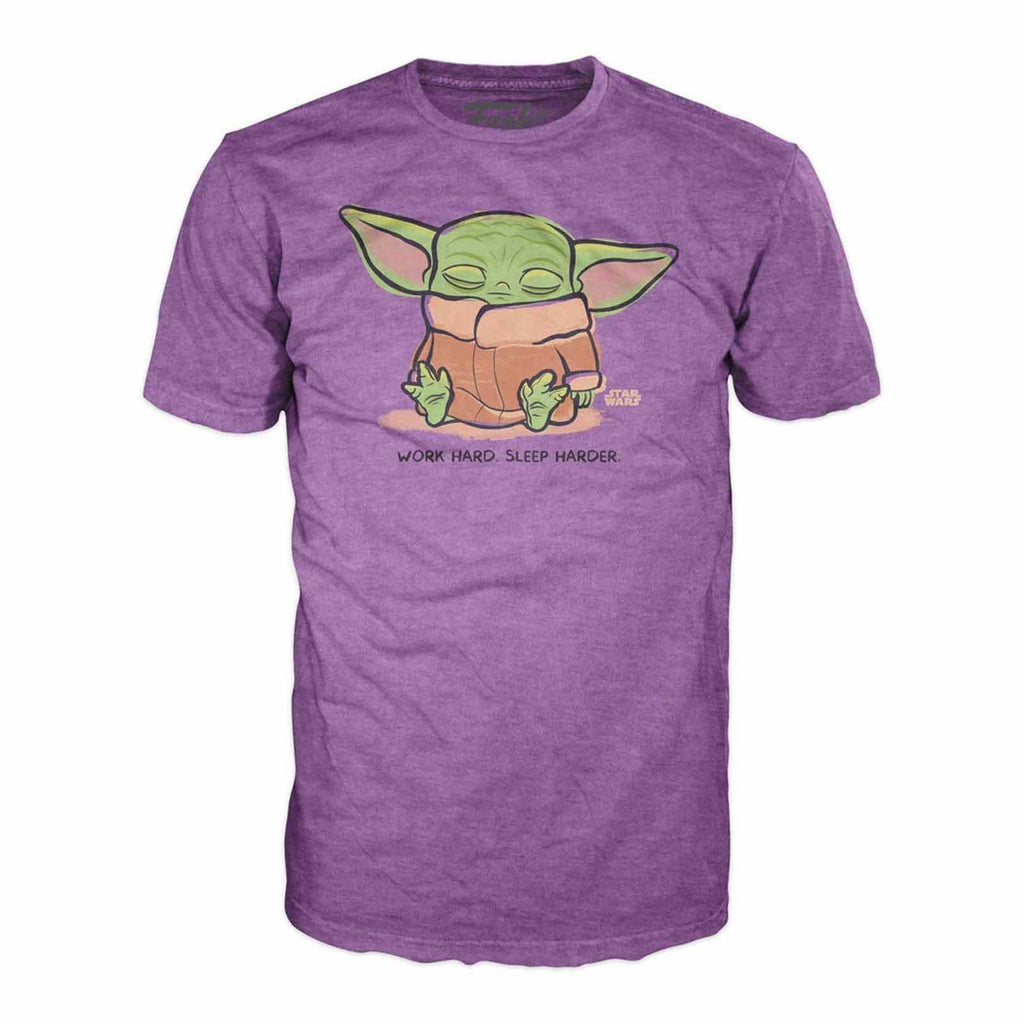 Funko Star Wars Mandalorian The Child Sleeping Tee Shirt Adult