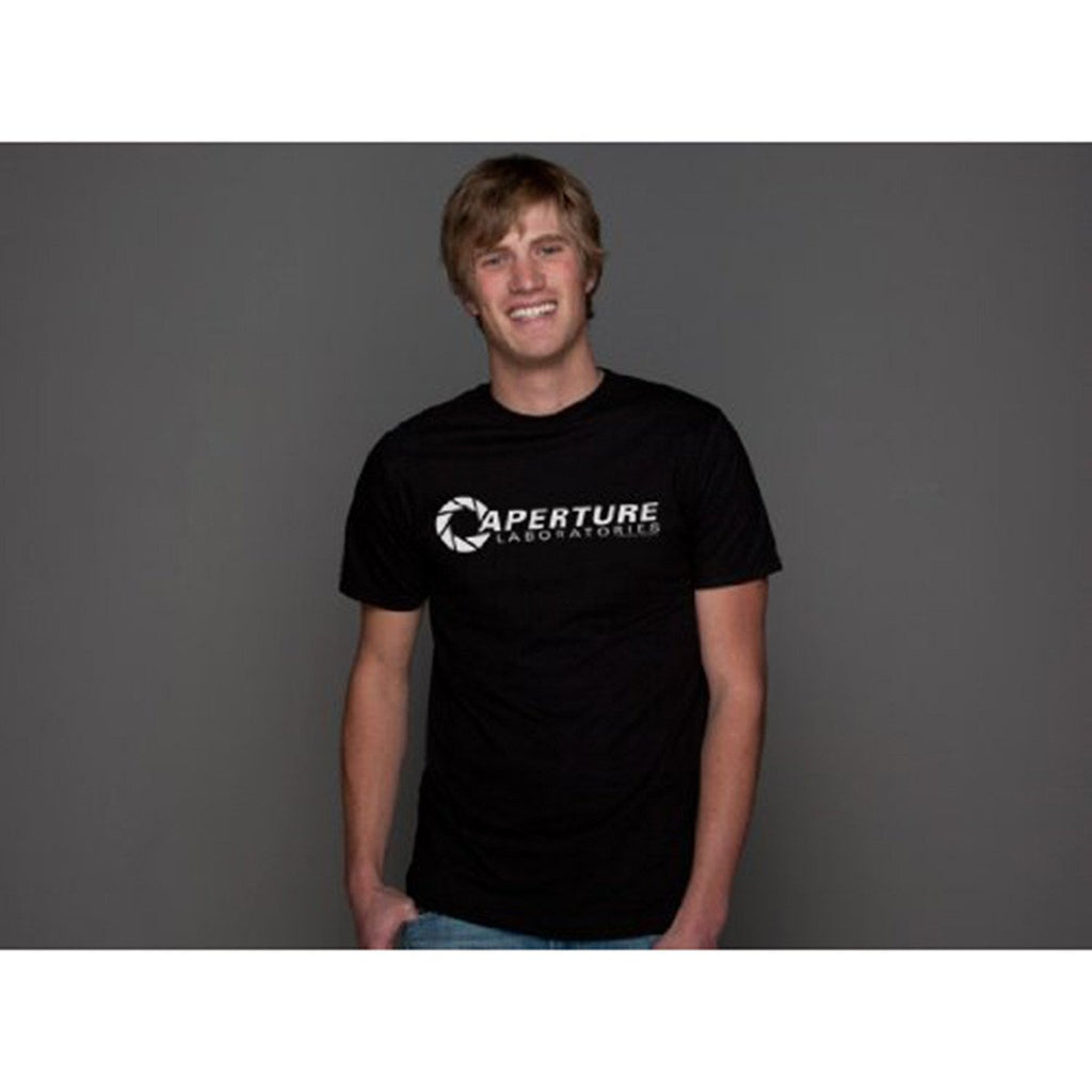 Portal 2 Aperture 80's Logo Premium Tee Shirt
