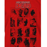 The Walking Dead Red Faces Premium Tee Shirt - Radar Toys