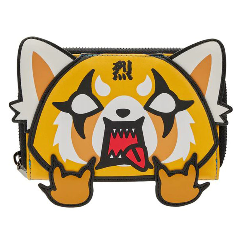 Loungefly Sanrio Aggretsuko Cosplay Zip Wallet