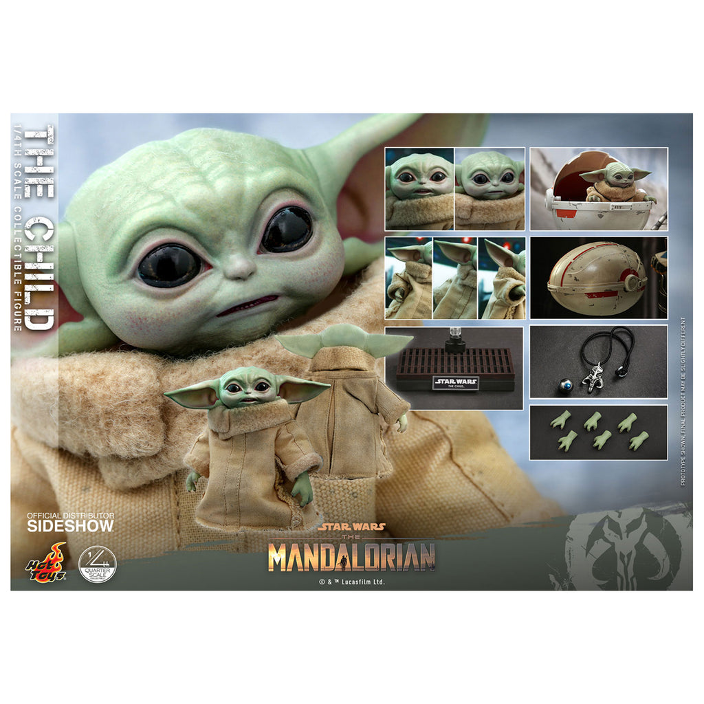 Hot Toys Star Wars The Mandalorian The Child 1:4 Scale Figure - Radar Toys