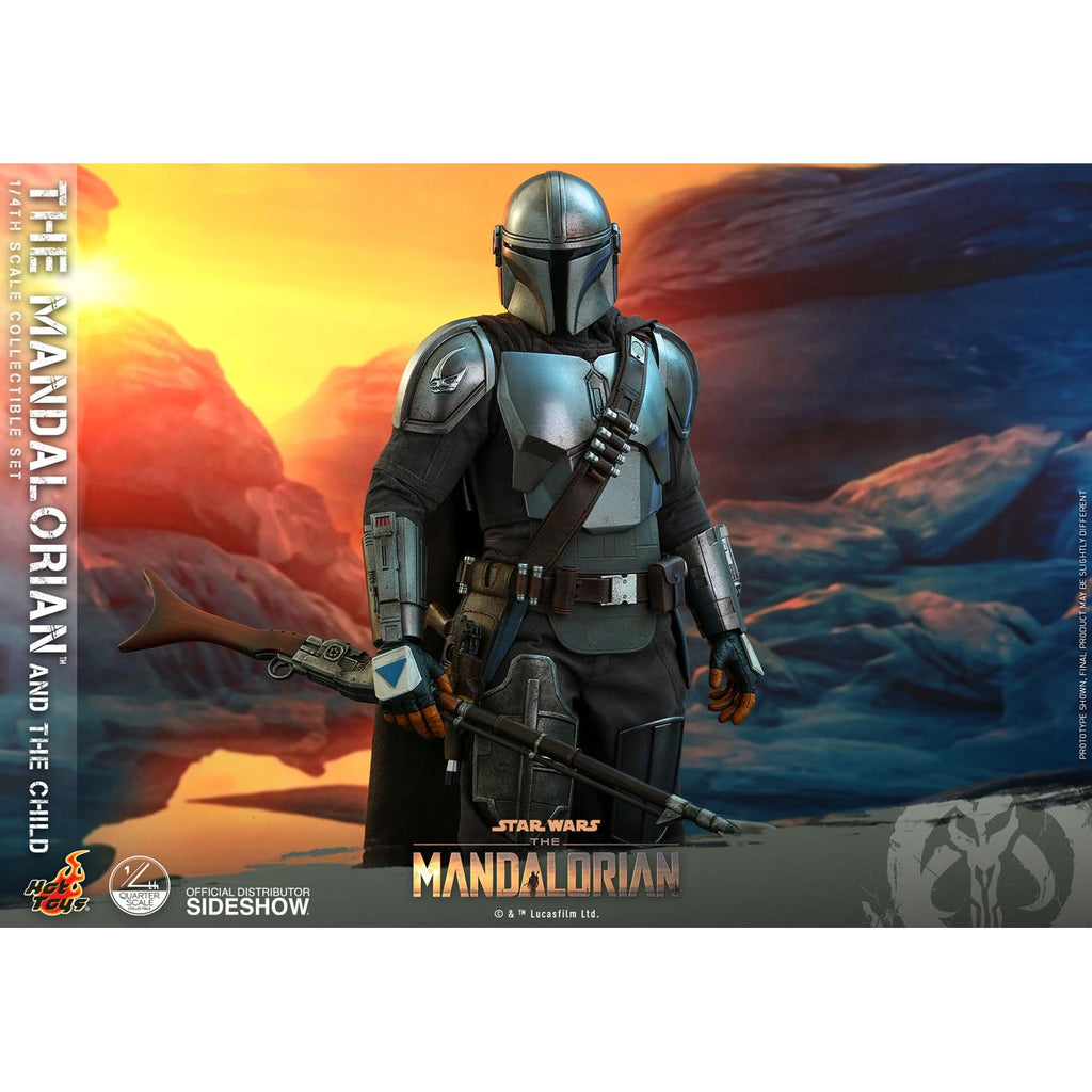Hot Toys Star Wars The Mandalorian With Child 1:4 Scale Figure - Radar Toys
