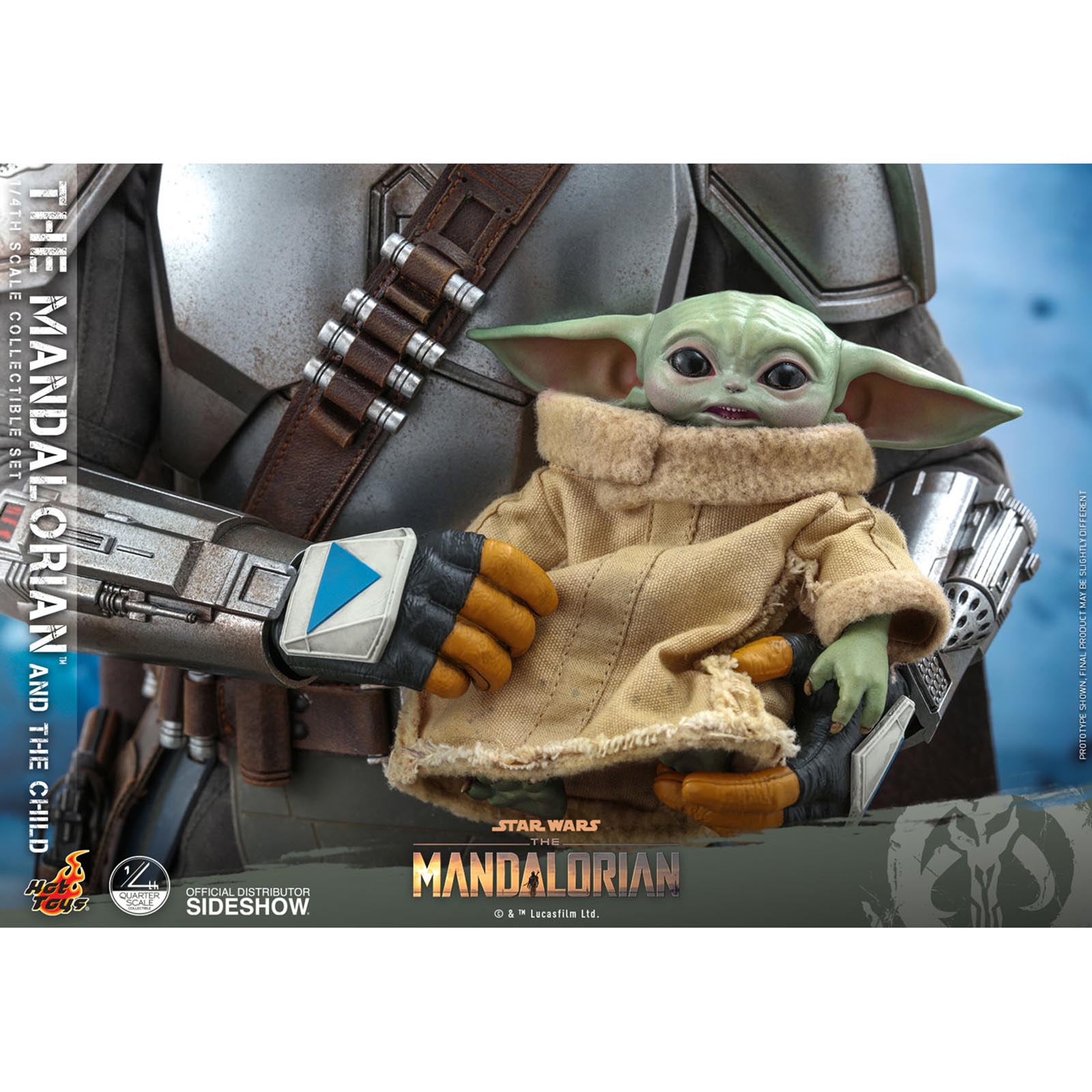 Figura De Acción De The Mandalorian - Star Wars, Escala 9.5 Pulgadas - Juguete Para Niños A Partir De 4 Años