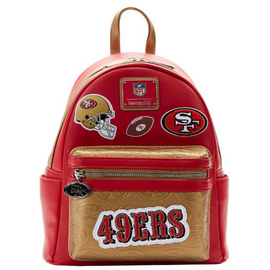 Loungefly NFL San Francisco 49ers Patches Mini Backpack