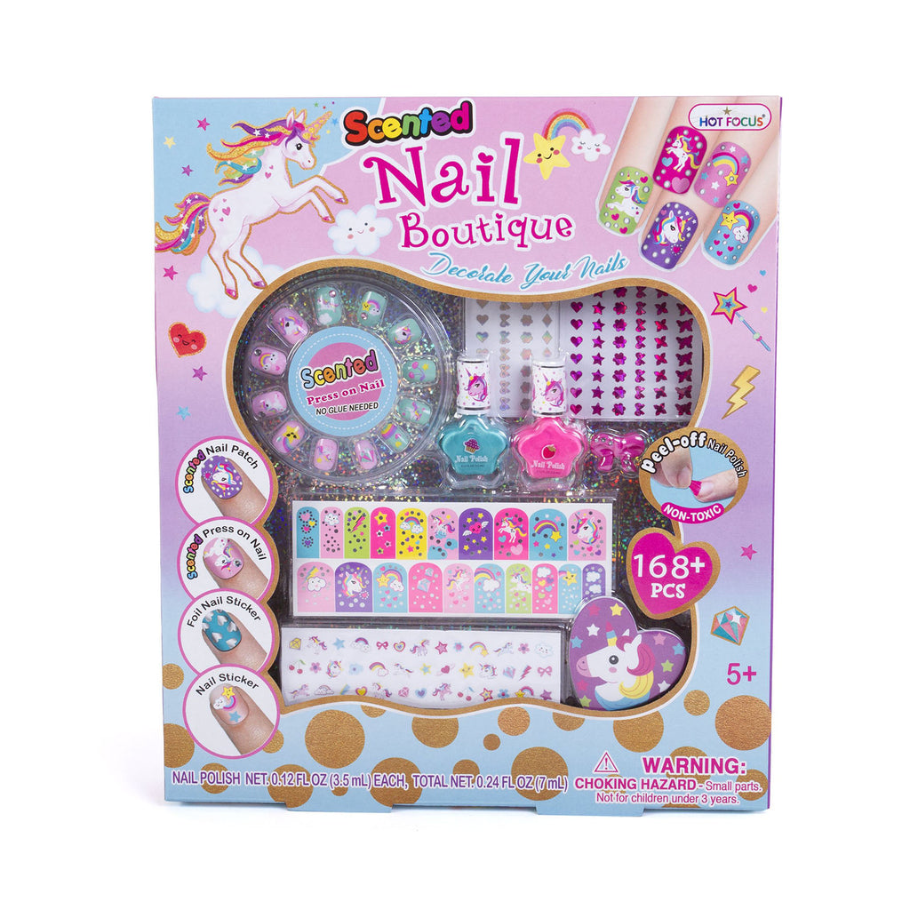 Hot Focus Unicorn Scented Nail Boutique Set
