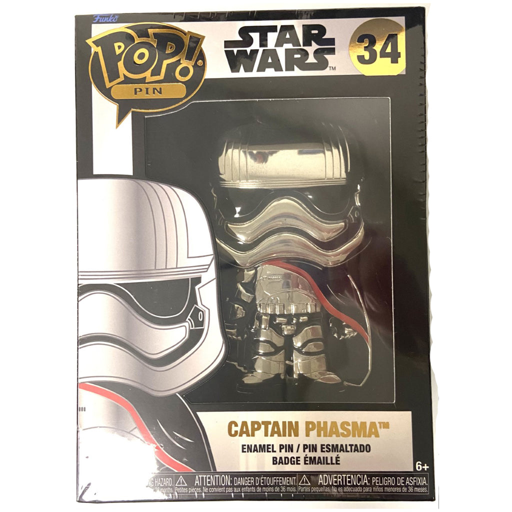 Funko Star Wars POP Pin Captain Phasma Figure