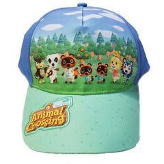 Nintendo Animal Crossing New Horizons Blue Velcro Adjustable Hat - Radar Toys