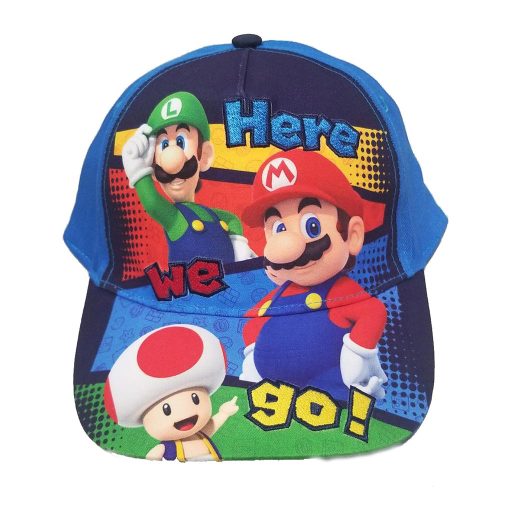 Super Mario Here We Go Cap Youth Hat