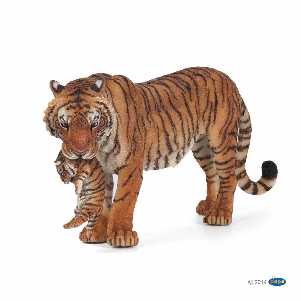 Papo Tigress With Cub Animal Figure 50118 - Radar Toys